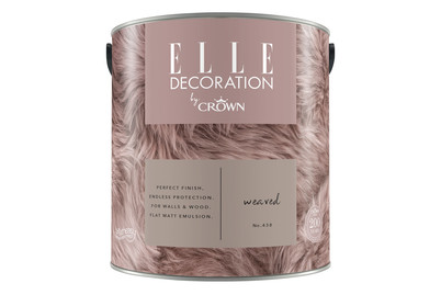 Image of Elle Decoration by Crown Premium Wandfarbe Matt Weaved No. 438 2.500L