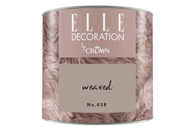 Image of Elle Decoration by Crown Premium Wandfarbe Matt Weaved No. 438 0.125L bei JUMBO