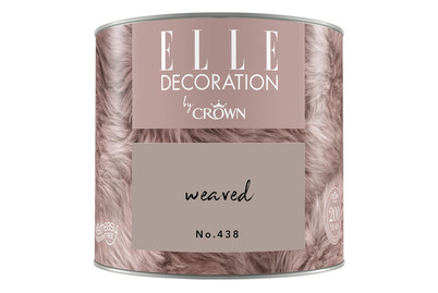 Image of Elle Decoration by Crown Premium Wandfarbe Matt Weaved No. 438 0.125L