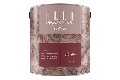 Image of Elle Decoration by Crown Premium Wandfarbe Matt Velvetine No. 442 2.500L bei JUMBO