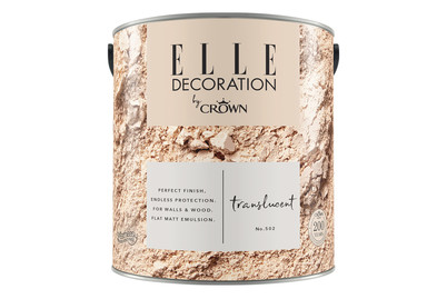 Image of Elle Decoration by Crown Premium Wandfarbe Matt Translucent No. 502 2.500L
