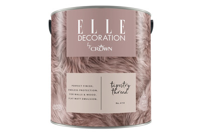 Image of Elle Decoration by Crown Premium Wandfarbe Matt Tapestry Thread No. 418 2.500L bei JUMBO