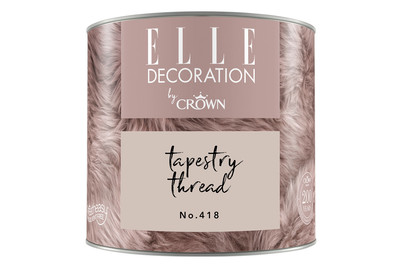 Image of Elle Decoration by Crown Premium Wandfarbe Matt Tapestry Thread No. 418 0.125L