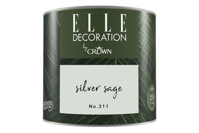 Image of Elle Decoration by Crown Premium Wandfarbe Matt Silver Sage No. 311 0.125L