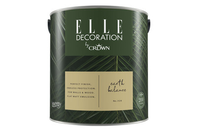 Image of Elle Decoration by Crown Premium Wandfarbe Matt Earth Balance No.328 2.500L