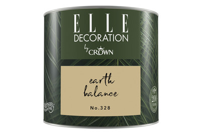Image of Elle Decoration by Crown Premium Wandfarbe Matt Earth Balance No.328 0.125L