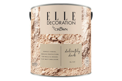 Image of Elle Decoration by Crown Premium Wandfarbe Matt Delicately Dark No. 568 2.500L bei JUMBO