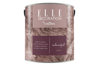 Image of Elle Decoration by Crown Premium Wandfarbe Matt Colourfast No. 457 2.500L