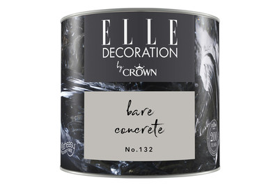 Image of Elle Decoration by Crown Premium Wandfarbe Matt Bare Concrete No. 132 0.125L