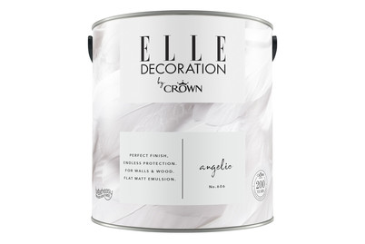 Image of Elle Decoration by Crown Premium Wandfarbe Matt Angelic No. 606 2.500L