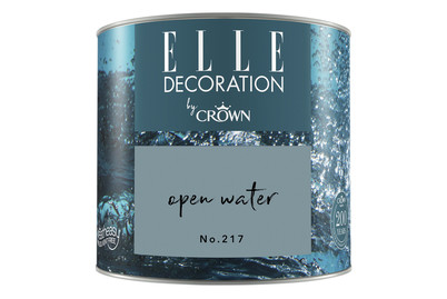 Image of Elle Decoration by Crown Premium Wandfarbe Matt Open Water No.217 0.125L