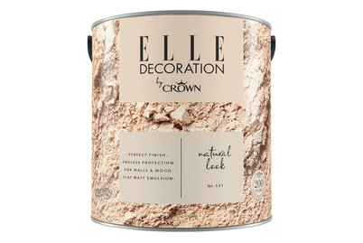Image of Elle Decoration by Crown Premium Wandfarbe Matt Natural Look No. 531 2.500L