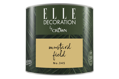 Image of Elle Decoration by Crown Premium Wandfarbe Matt Mustard Field No. 345 0.125L bei JUMBO