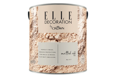 Image of Elle Decoration by Crown Premium Wandfarbe Matt Matted Off No. 517 2.500L bei JUMBO