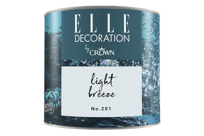 Image of Elle Decoration by Crown Premium Wandfarbe Matt Light Breeze No. 201 0.125L