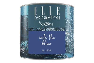 Image of Elle Decoration by Crown Premium Wandfarbe Matt Into The Blue No. 251 0.125L bei JUMBO