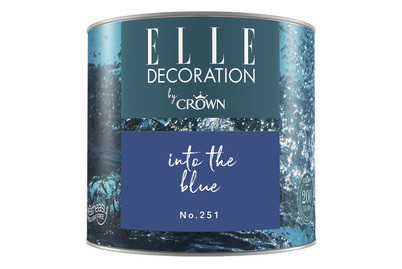 Image of Elle Decoration by Crown Premium Wandfarbe Matt Into The Blue No. 251 0.125L