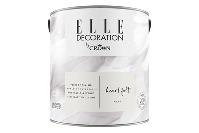Image of Elle Decoration by Crown Premium Wandfarbe Matt Heart Felt No. 621 2.500L bei JUMBO