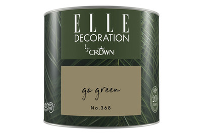 Image of Elle Decoration by Crown Premium Wandfarbe Matt Go Green No. 368 0.125L bei JUMBO
