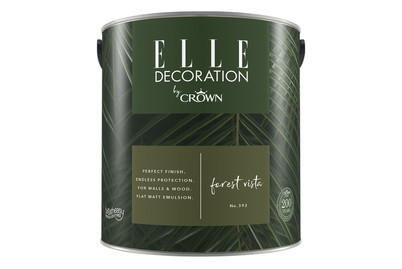 Image of Elle Decoration by Crown Premium Wandfarbe Matt Forest Vista No. 392 2.500L