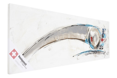 Image of Wandbild handgemalt Original Blue Power bei JUMBO