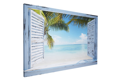 Image of Wandbild Deco Block 70 x 118 cm Beach Shutters bei JUMBO