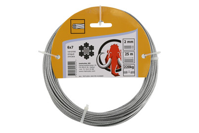 Image of Drahtseil verzinkt 2mm 25m bei JUMBO