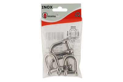 Image of Schäkel Inox gerade 8mm 4St. bei JUMBO