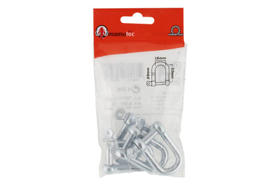 Image of Schäkel verzinkt 8mm 4St. bei JUMBO