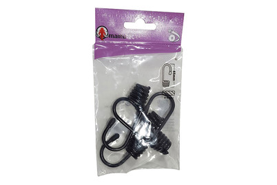 Image of Gummiseilhaken plastifiziert 8mm 4St. bei JUMBO