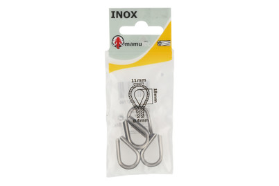 Image of Kausche Inox 4mm 4St. bei JUMBO