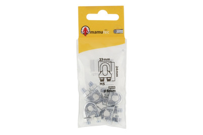 Image of Seilklemme verzinkt 5mm 4St. bei JUMBO