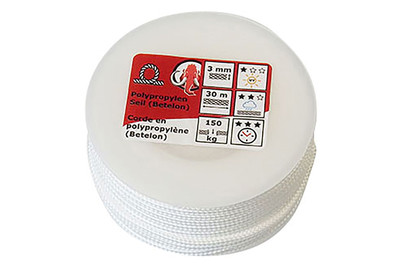 Image of Seil Polypropylen 3mm 30m weiss bei JUMBO