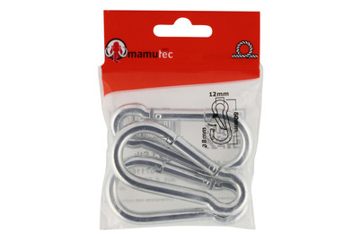 Image of Feuerwehrkarabiner verzinkt 80mm 3St. bei JUMBO