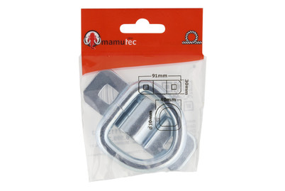 Image of Bodenöse mit Lasche verzinkt 30mm bei JUMBO