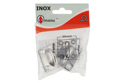 Image of Anschlagpunkt Inox 6mm 2St. bei JUMBO