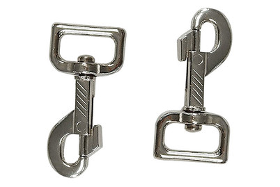 Image of Karabinerhaken vernickelt 25mm 2St. bei JUMBO