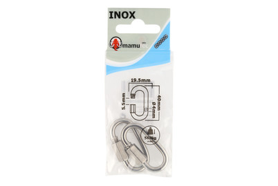 Image of Kettenschraubglied Inox 4mm 2St. bei JUMBO