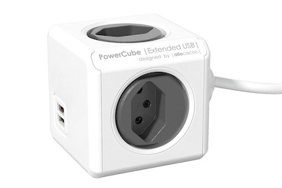 Image of Steckdose Powercube USB grau 4xT13 bei JUMBO