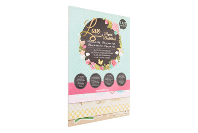 Image of Papier Bastelblock Love A4 19 tlg. bei JUMBO