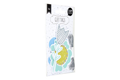 Image of Gift Tag, Blumen 9 Stk. bei JUMBO