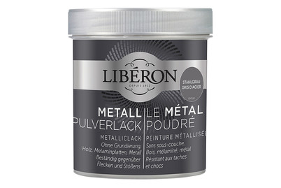 Image of Metall-Effekt pulver stahlgrau 0.5 l