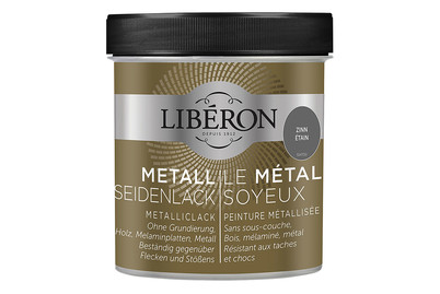 Image of Metall-Effekt seidenmatt zinn 0.5 l bei JUMBO