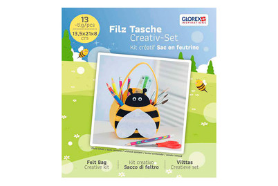 Image of Glorex Creativ-Set Filz Tasche Biene bei JUMBO