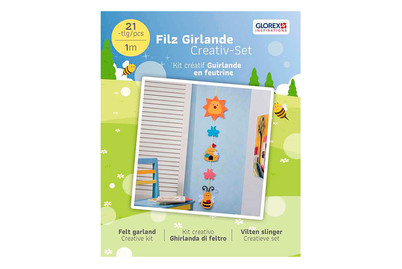 Image of DIY Filz Girlande Biene, 1m 21tlg. bei JUMBO