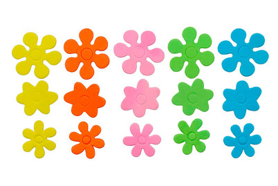Image of Glorex Moosgummi Sticker Blumen bei JUMBO