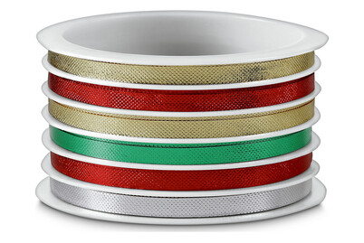 Image of Geschenkband Metallic Multispule bei JUMBO