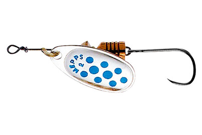 Image of Mepps Comet 1-Angel o.W. - 2 silber/blau bei JUMBO