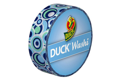 Image of Duck Tape Washi Retro Blue