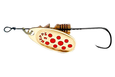 Image of Mepps Comet 1-Angel o.W. - 3 gold/rot bei JUMBO